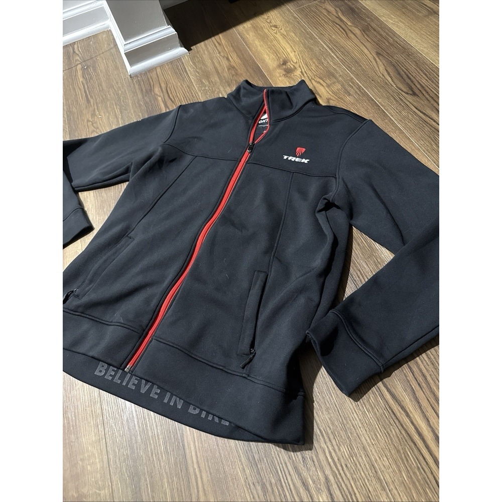 Bontrager‎ Track Jacket Mens Large Black Trek Cycling Sports Full Zip